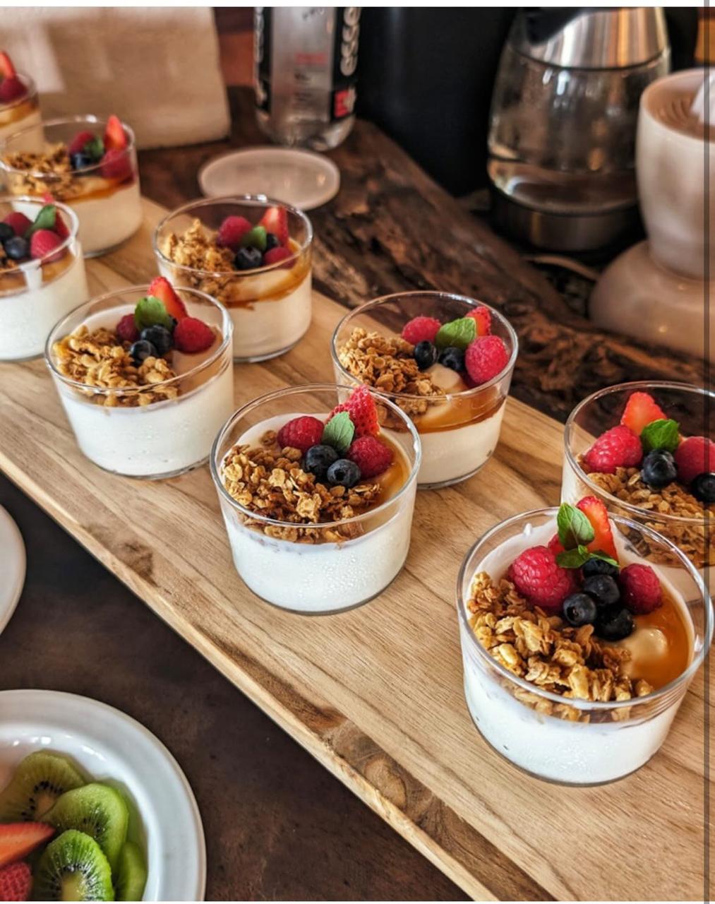 Healthy breakfast prepared by private chef